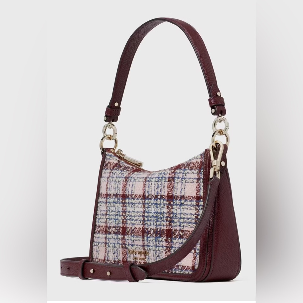 Never Used Kate Shade Medium Tweed Crossbody Bag